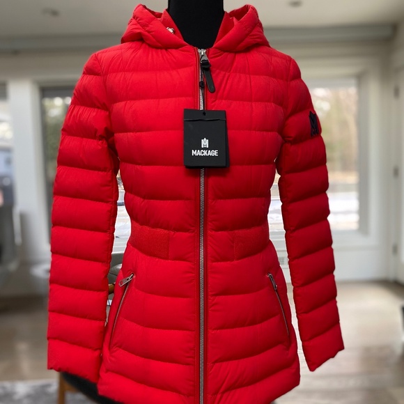 Mackage Women's Light Weight Down Jacket - Picture 2 of 14